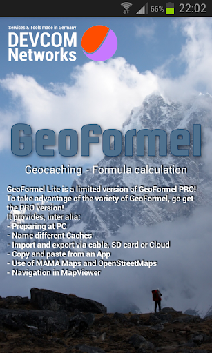 GeoFormel Lite - 4 Geocaching