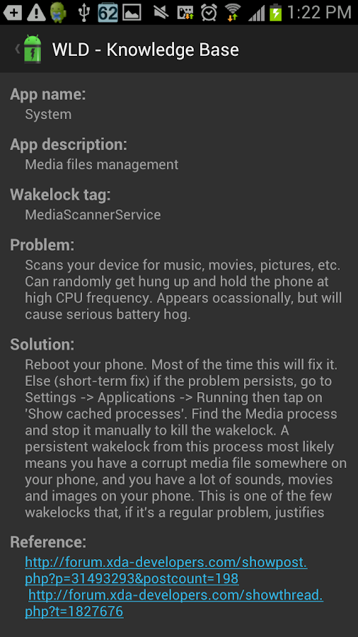 Wakelock Detector-Save Battery - screenshot