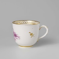 Kop met een putto op wolken