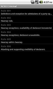 Lastest NC General Statutes - Criminal APK for Android