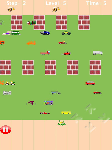 Frog cross the road free game