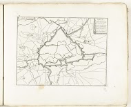 Plattegrond van Gent, ca. 1702