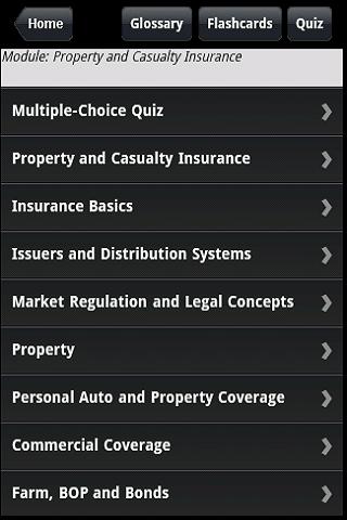 Property &amp; Casualty Agent Prep Screen 1