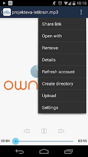 ownCloud - screenshot thumbnail