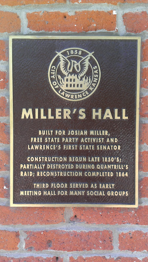 Miller's Hall Historic Marker