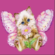 Butterfly Pink Kitty Live Wall