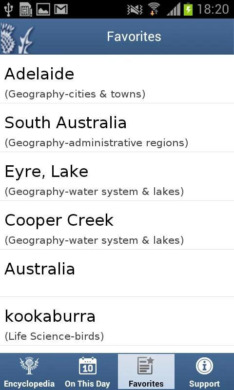 Britannica Encyclopedia 2013 - screenshot