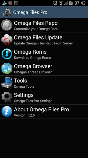 Omega Files Pro