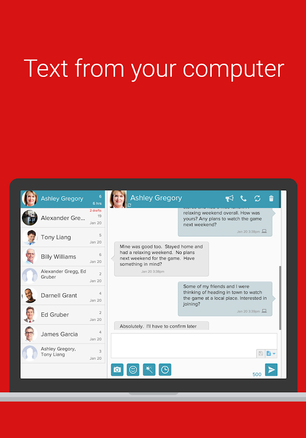 SMS Text Messaging -PC Texting - Android Apps on Google Play