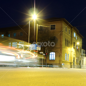 Main Street by Madalin Stoean - City,  Street & Park Night
