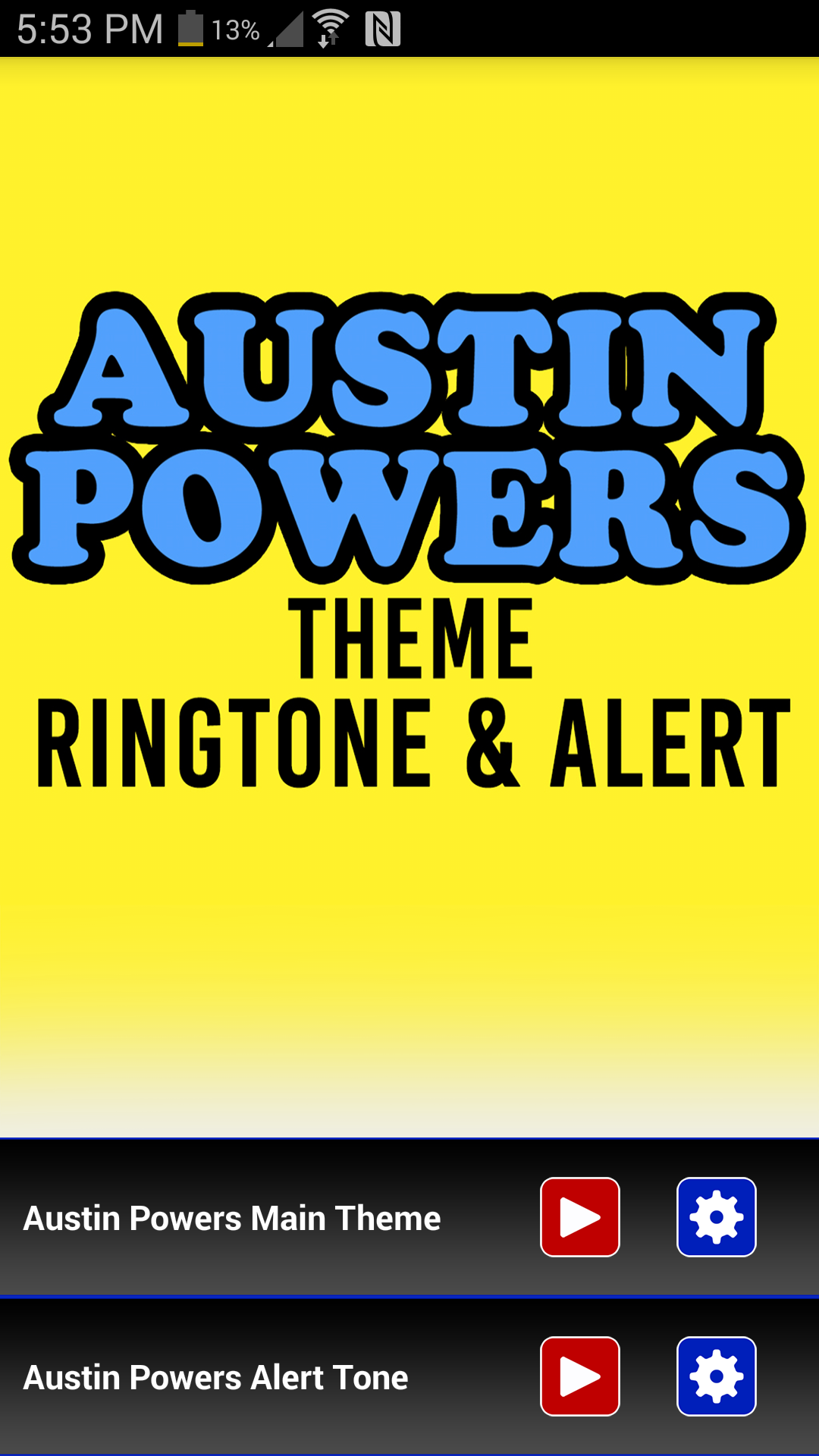 Android application Austin Powers Theme Ringtone screenshort