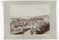 Gezicht op Genua vanaf het Castelletto