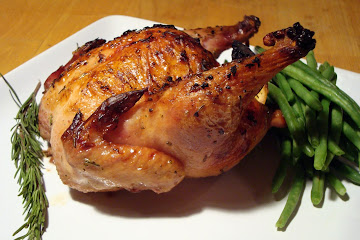 Lemon-Rosemary Cornish Game Hens