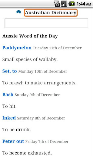 Australian Dictionary