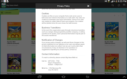 Big Ideas Math poster 3