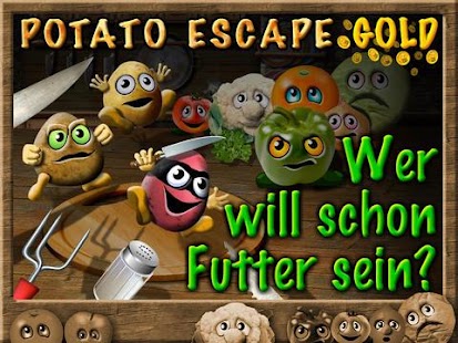 Android-Anwendung Potato Escape Gold - Runner Screenshot