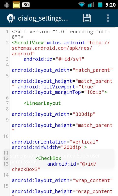  DroidPaste for Pastebin – zrzut ekranu 