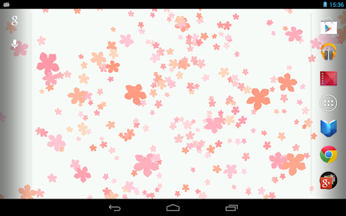 Download Wallpaper falling flowers APK for PC