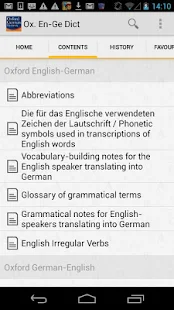 Oxford German Dictionary - screenshot thumbnail