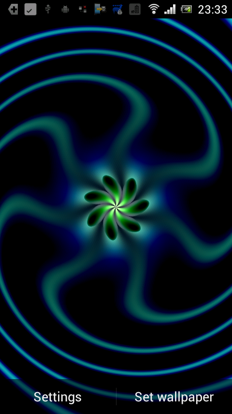 Zen Flowers Pro HD LWP Screen 2