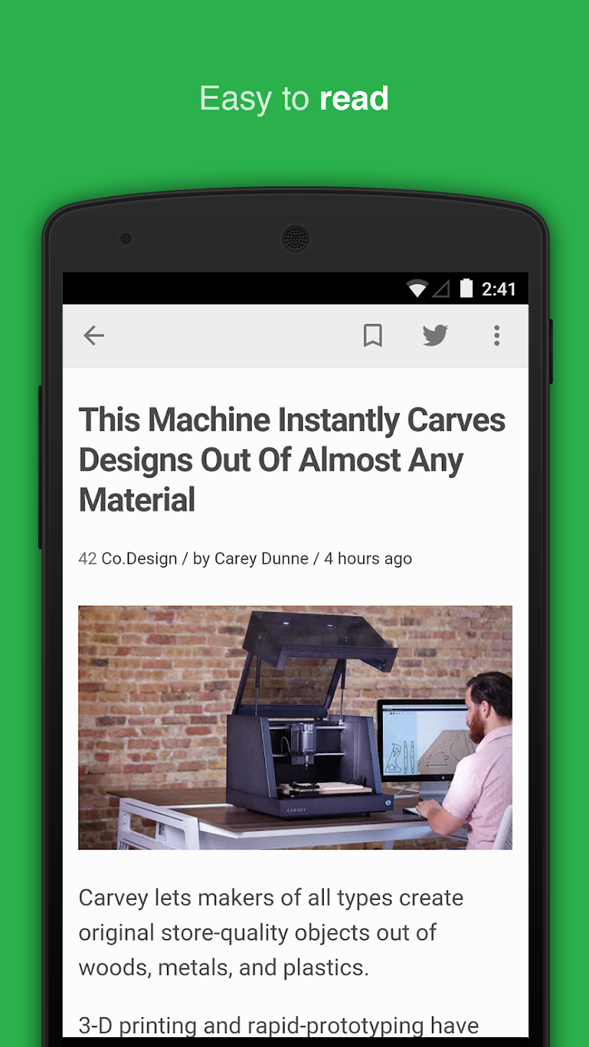 feedly: your work newsfeed Screen 3