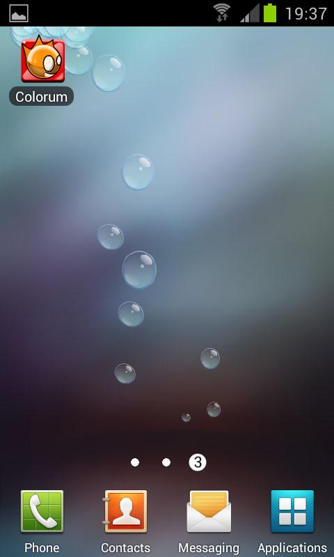 Android application Bubbles Live Wallpaper screenshort