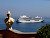 Crystal Serenity cruises through Sorrento in southern Italy.