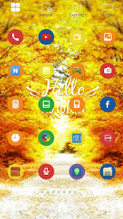 Hello Autumn dodol theme Screenshots 3