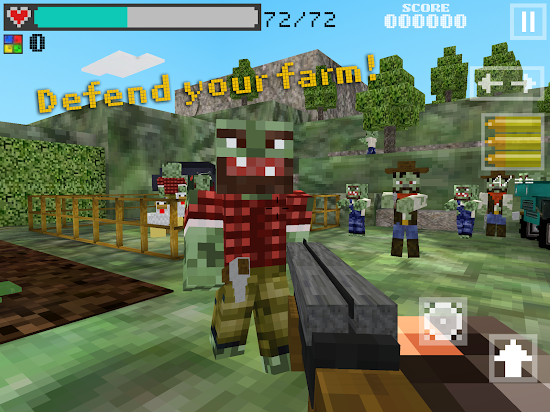 Block Gun 3D Zombie Farm Apk