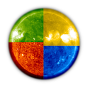 Images of the Sun from SOHO logo