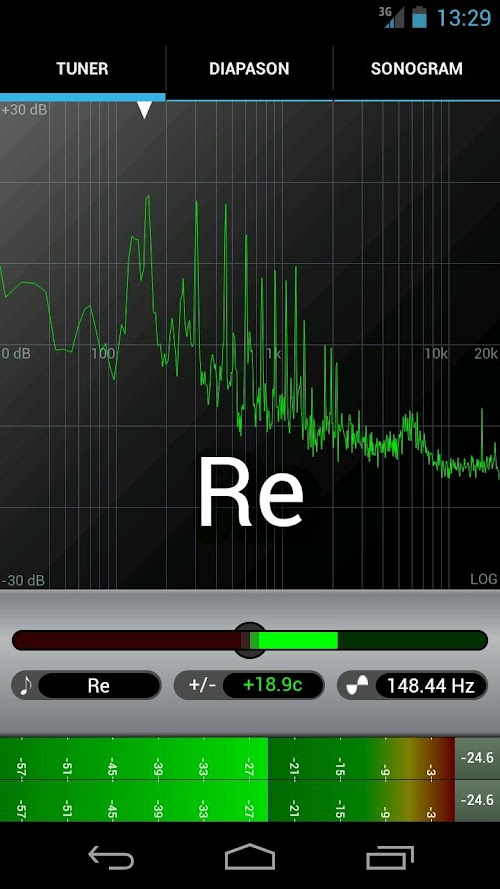 Android application n-Track Tuner Pro screenshort