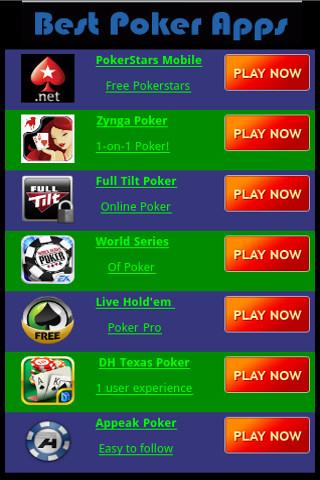 Poker Apps