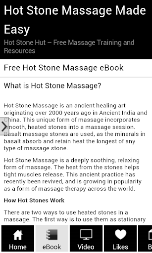 【免費健康App】Hot Stone Massage Made Easy-APP點子