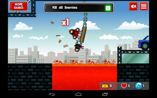 Captura de pantalla de Sticky Ninja Missions APK #3