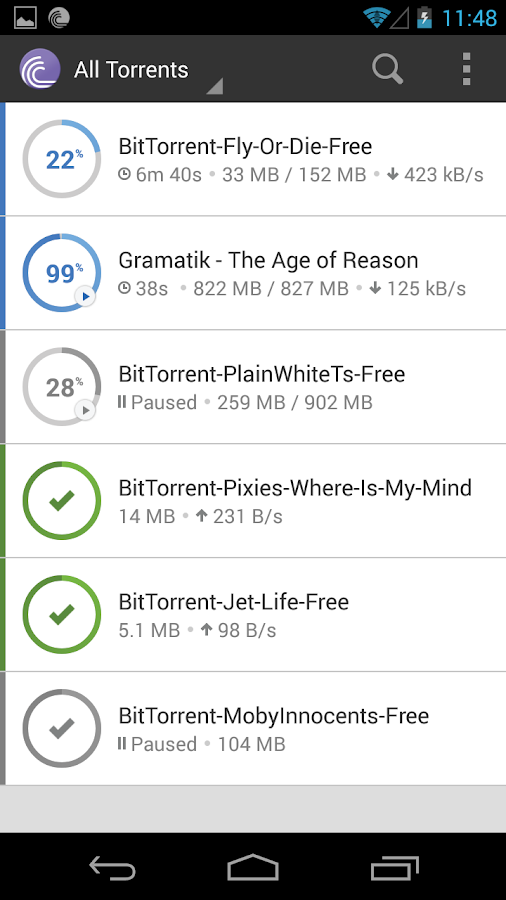 BitTorrent® - Torrent App - screenshot