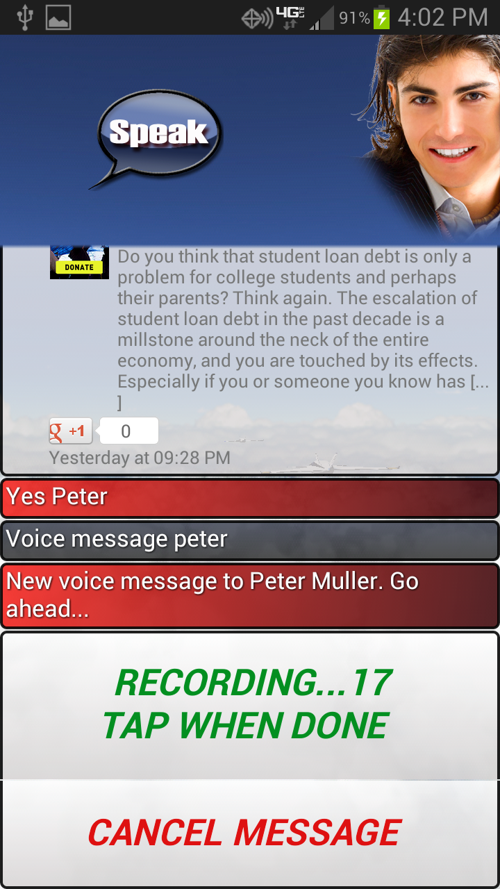 EVAN - Voice Assistant Screen 3
