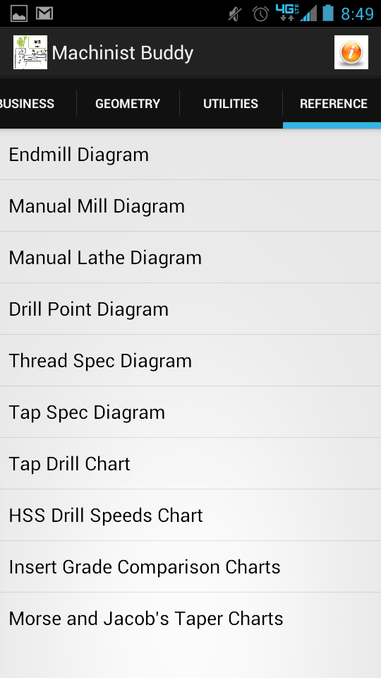 Machinist Buddy Pro Screen 3