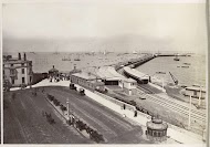 Gezicht op de Ryde Pier op het Isle of Wight
