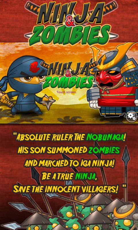 Ninja and Zombies android games}