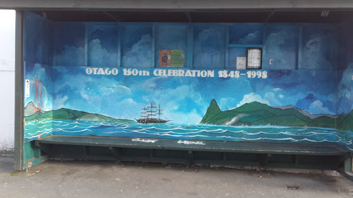 Otago 150th Anniversary Bus Stop Mural