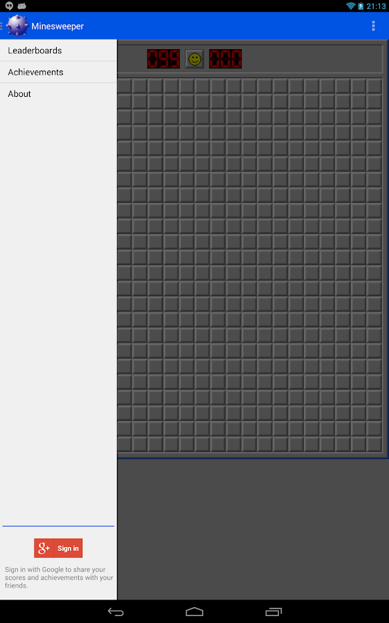 Minesweeper - screenshot