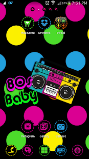 80's Baby Go Launcher Theme