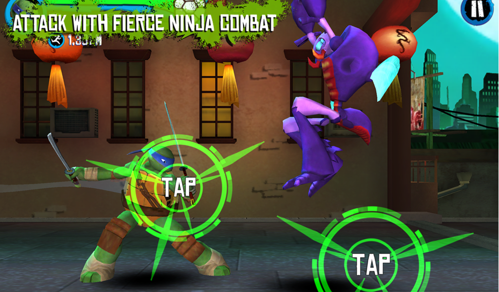 TMNT: ROOFTOP RUN - screenshot