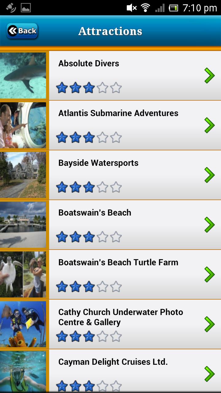 Grand Cayman Offline Map Guide Screen 3