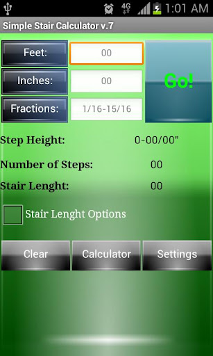 Simple Stair Calculator