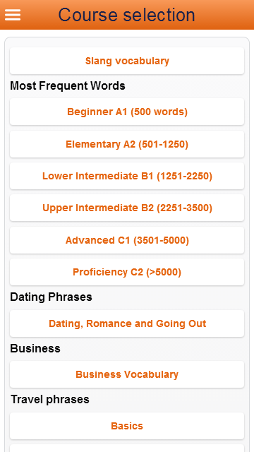    Learn Hebrew Vocabulary Free- screenshot  