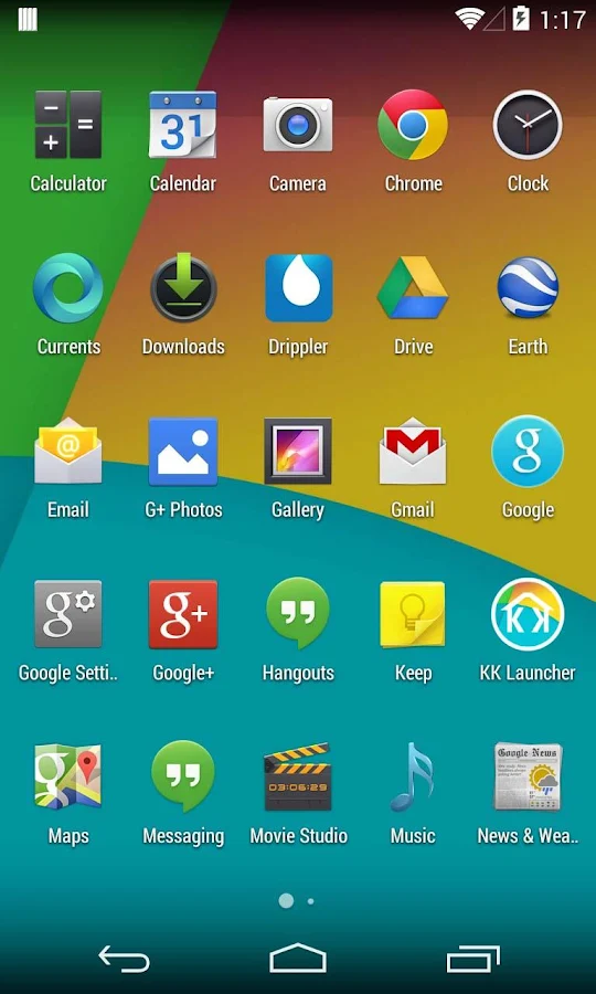 KK Launcher (Lançador KitKat) - Screenshot