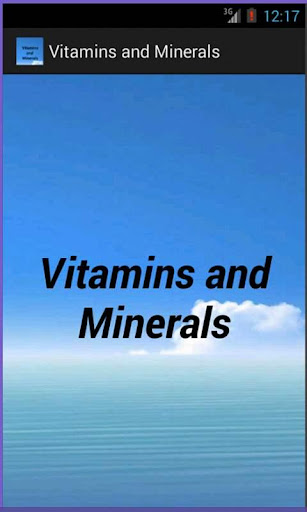 Vitamins and Minerals