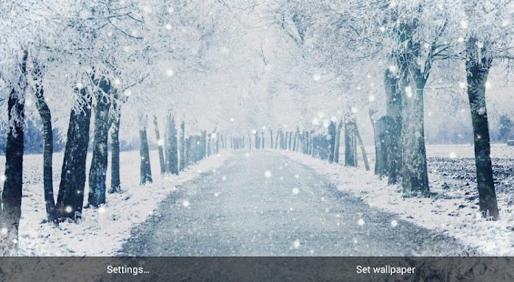Winter Scenery LWP Screenshots 18