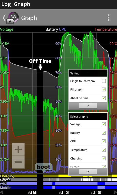 Battery Widget Plus Screen 3